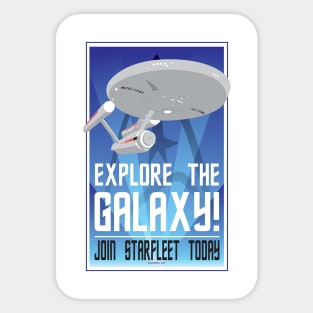 Explore The Galaxy Sticker
